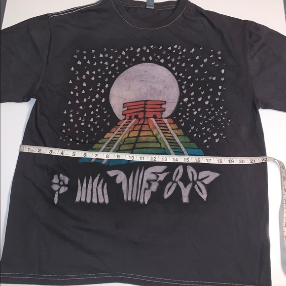 Mexican Chichen Itza Mayan Ruins Tee Black Size XL - Picture 4 of 6